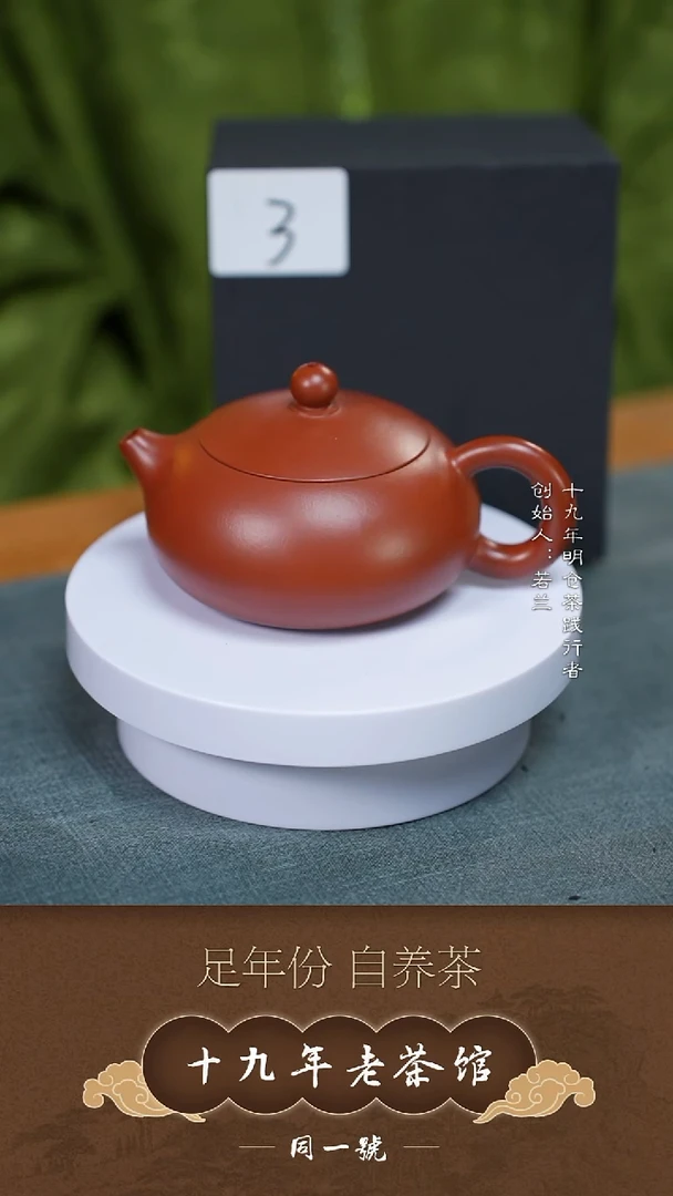 茶壶紫砂宜兴原矿紫砂壶3号