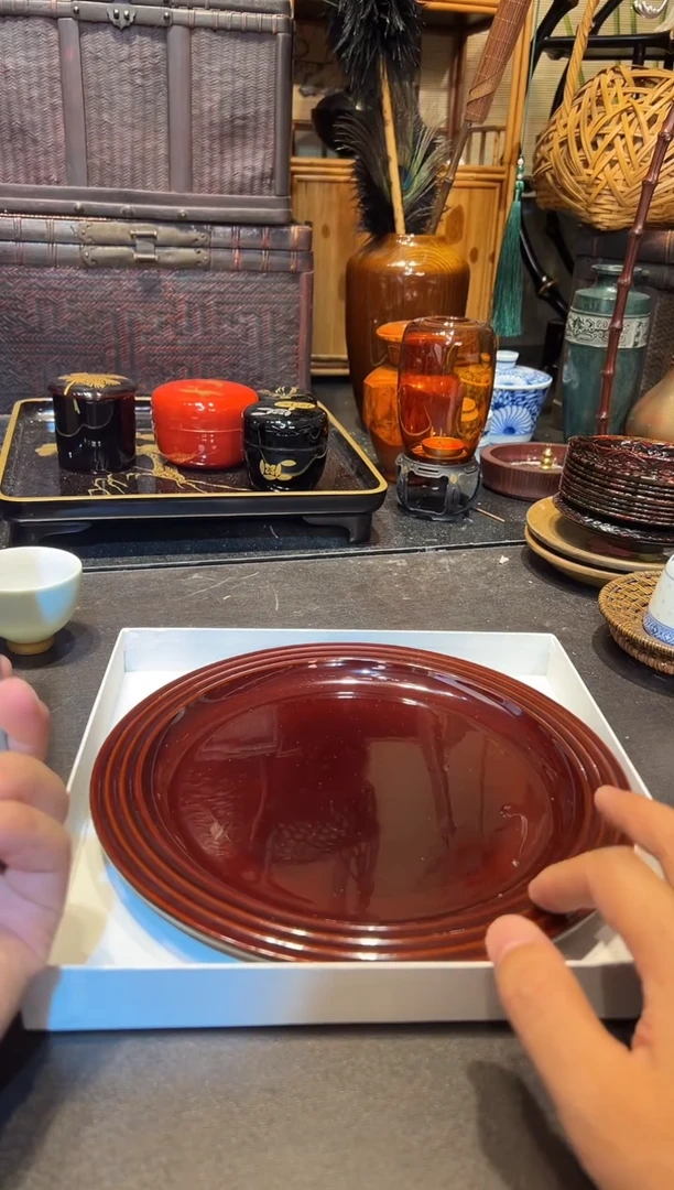 盘 大漆漆器大漆漆器大漆漆器