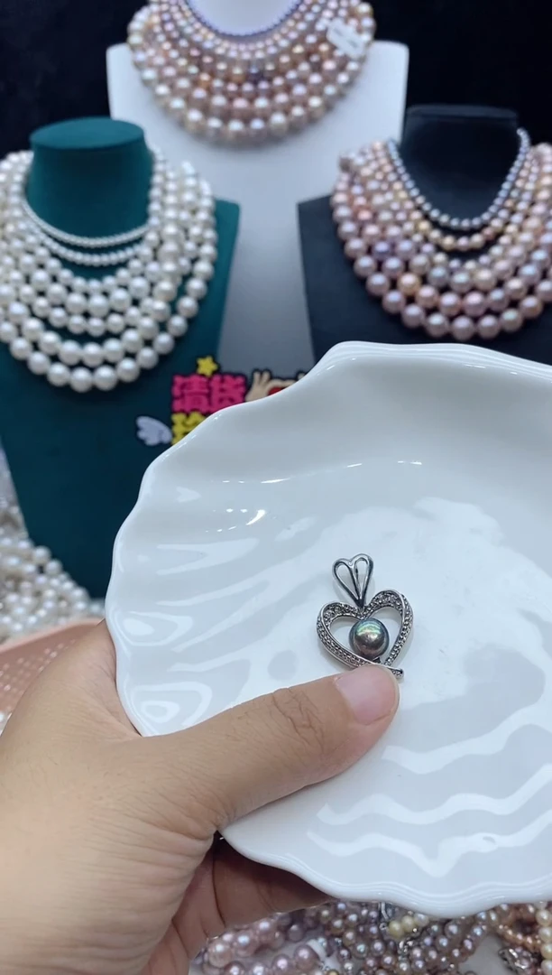 淡水珍珠未镶嵌吊坠(不含链)珍珠吊坠