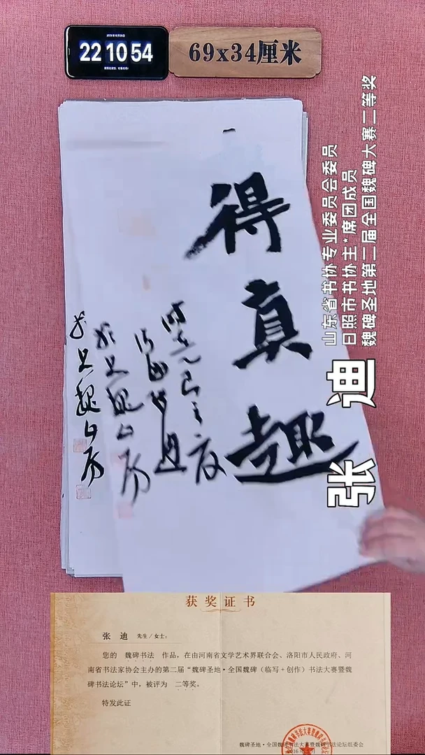 书法295    张老师书法作品