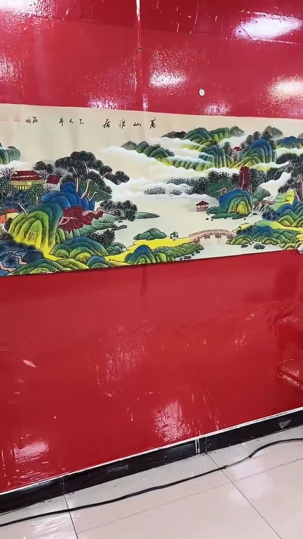 国画陈丽娟-六尺-山水
