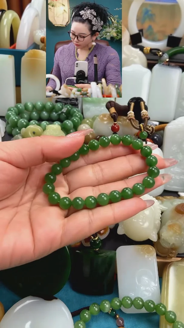 未镶嵌手串和田玉手串
