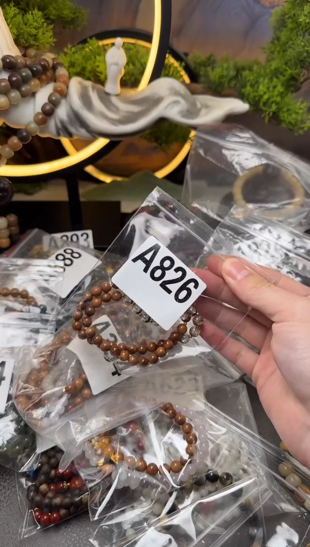 【闪购商品】水晶手链未镶嵌A826四季幽灵双圈