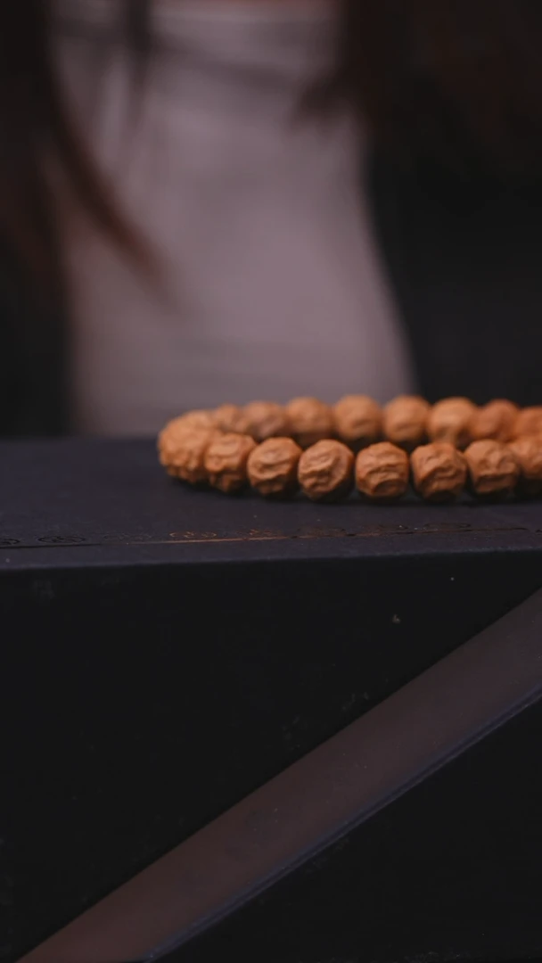 猴头核桃手串体验款云起龙骥微瑕无标（熊猫包）