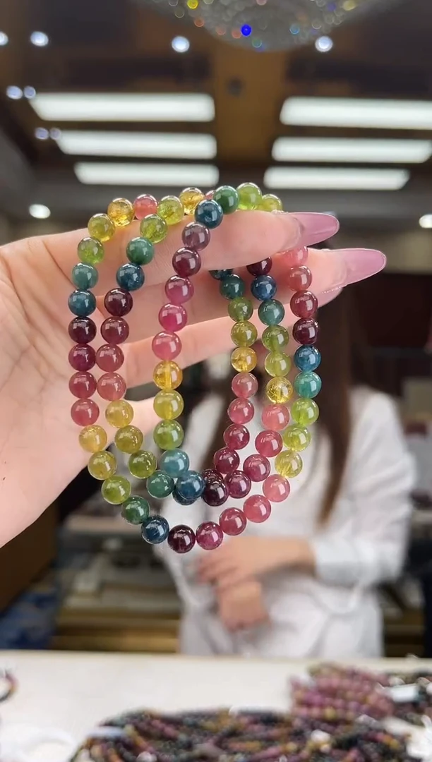 【闪购商品】碧玺/未镶嵌6mm+碧玺多圈多样性发货
