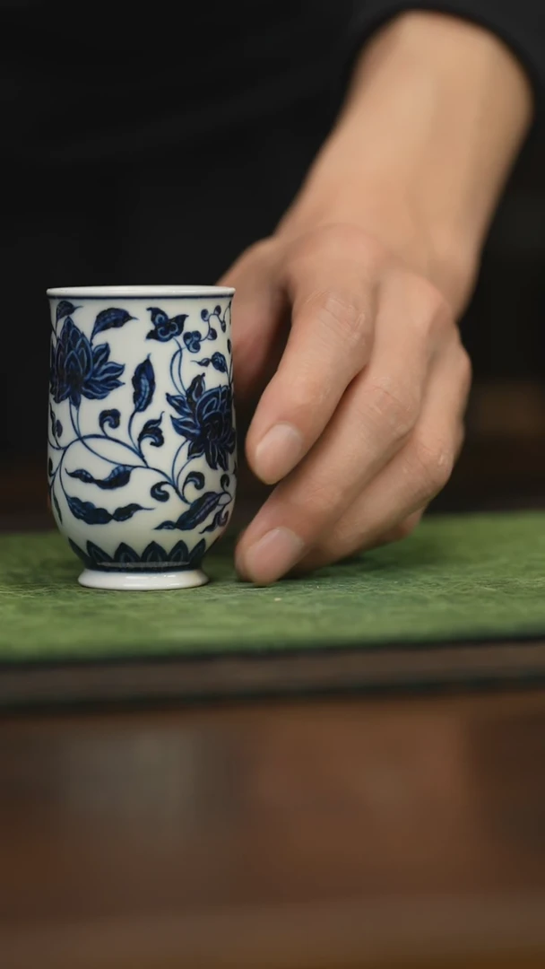 【闪购商品】杯柴窑青花破价福利