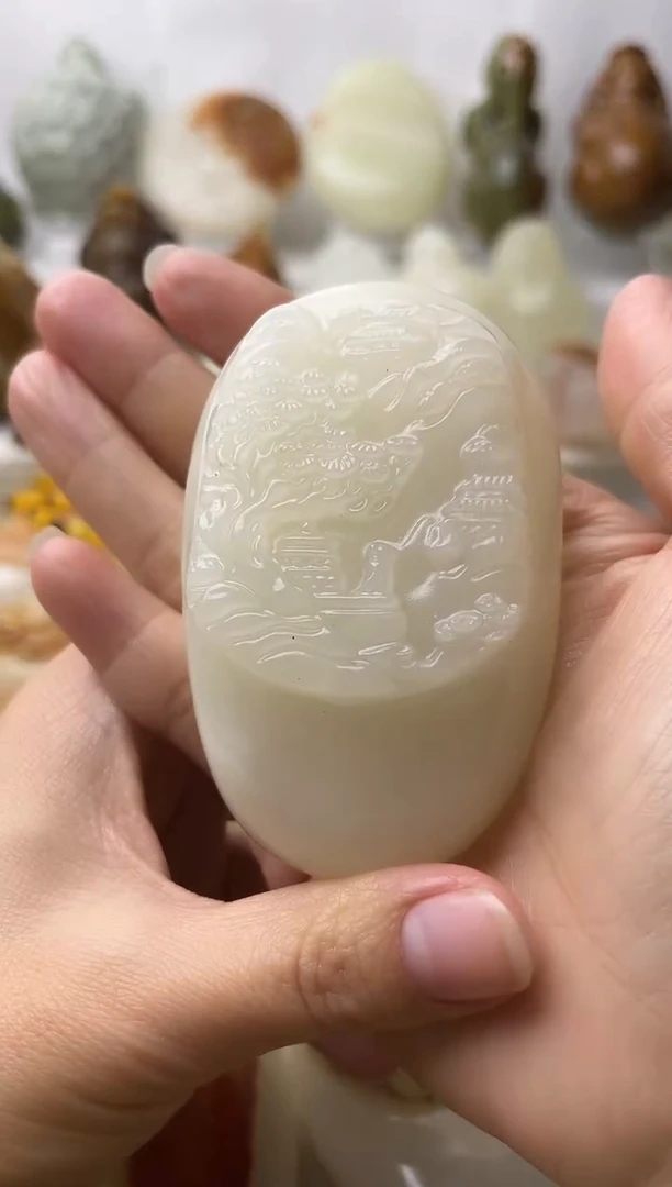 石材古青石棉纹正常不退换山水