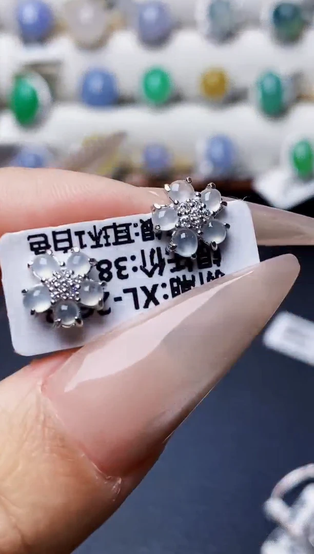 银S925镶嵌戒指翡翠6225