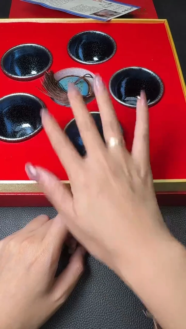 茶盏建盏故事五福套组46