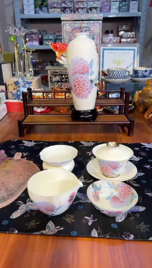 230宫礼绣球花四件套