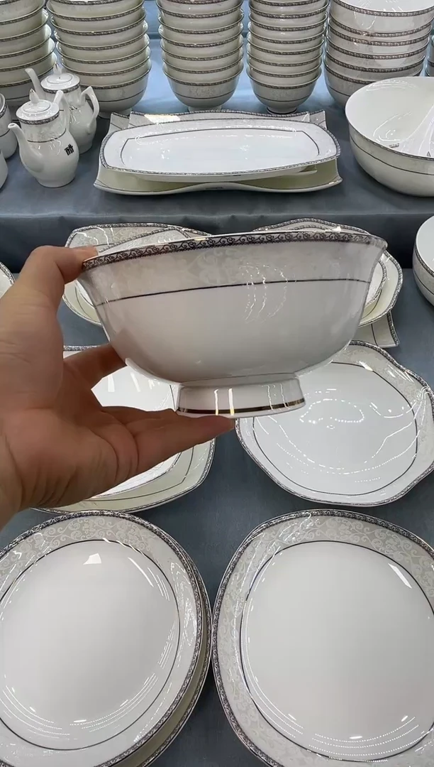 骨瓷玲珑7高2个