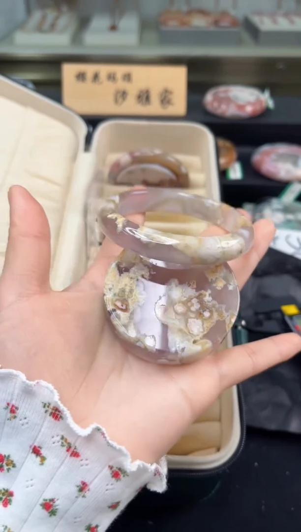 未镶嵌手镯石英质玉62圈口（赠品镯心）s93420