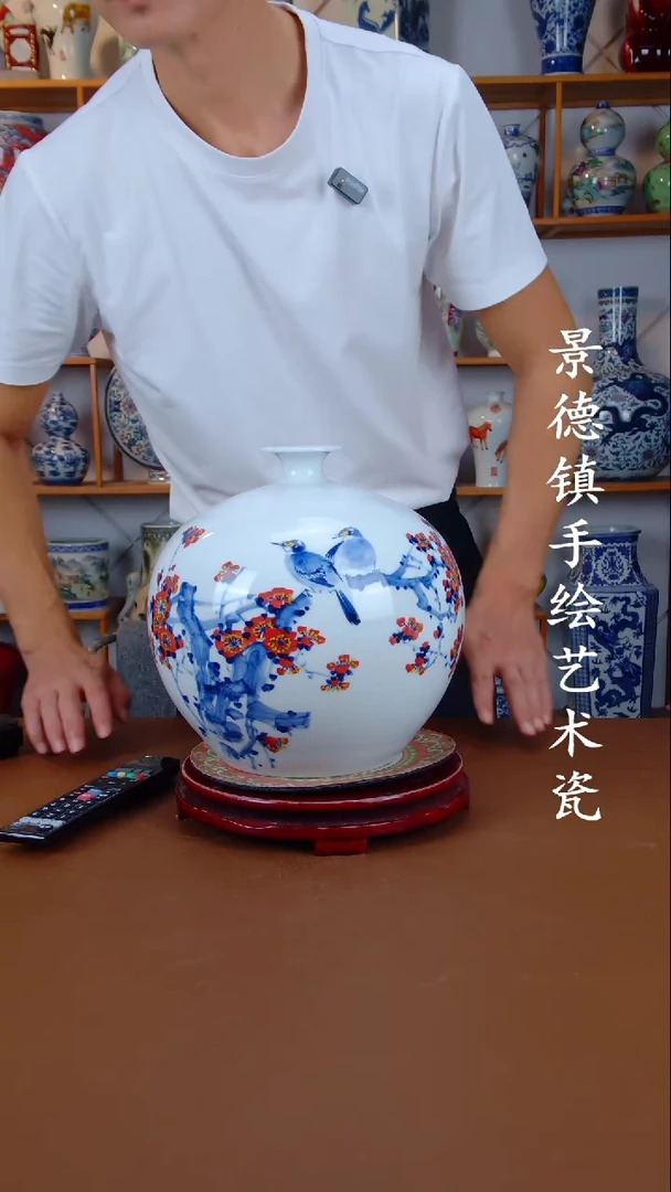 现代景德镇手工手绘陶瓷摆件19
