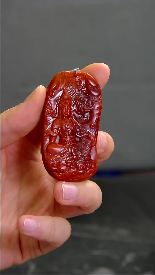 未镶嵌雕刻南红玛瑙005ZB1115产品一个