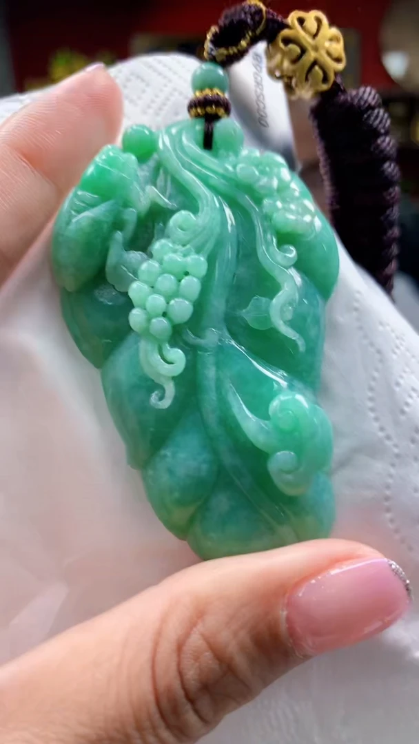 定制翡翠未镶嵌1101jj-毛货挂件31
