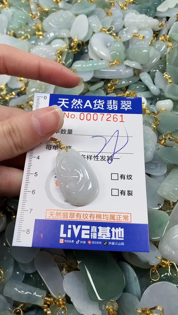 颈饰未镶嵌翡翠纯天然a货翡翠
