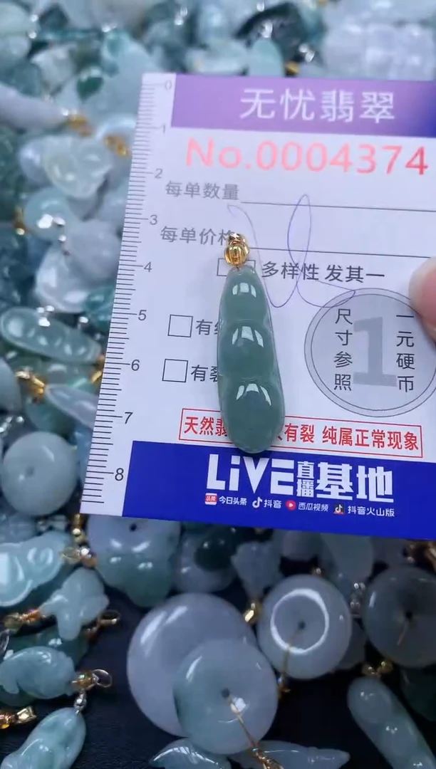 颈饰未镶嵌翡翠4374