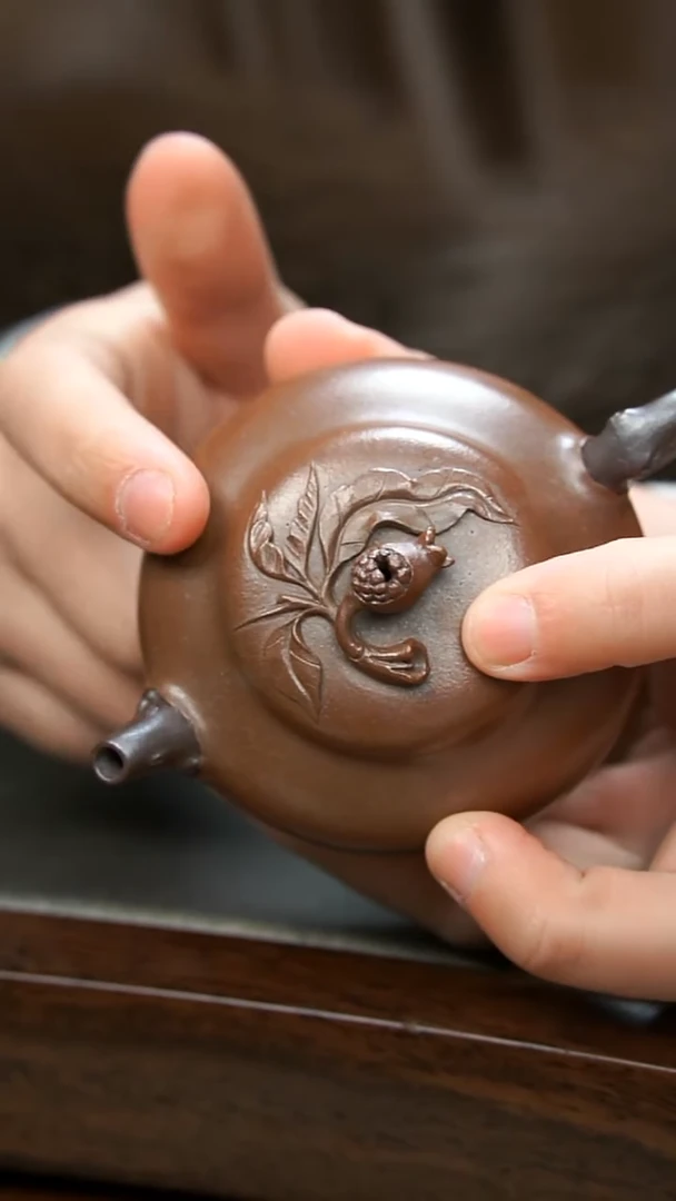 【闪购商品】紫砂茶壶柴烧石榴壶