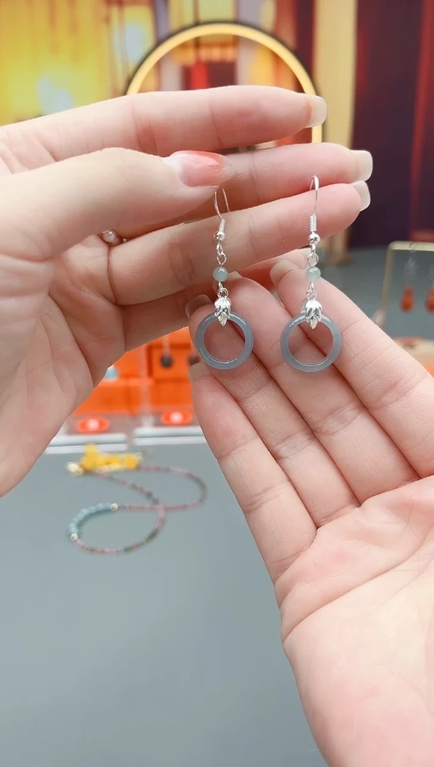 未镶嵌翡翠耳饰A01