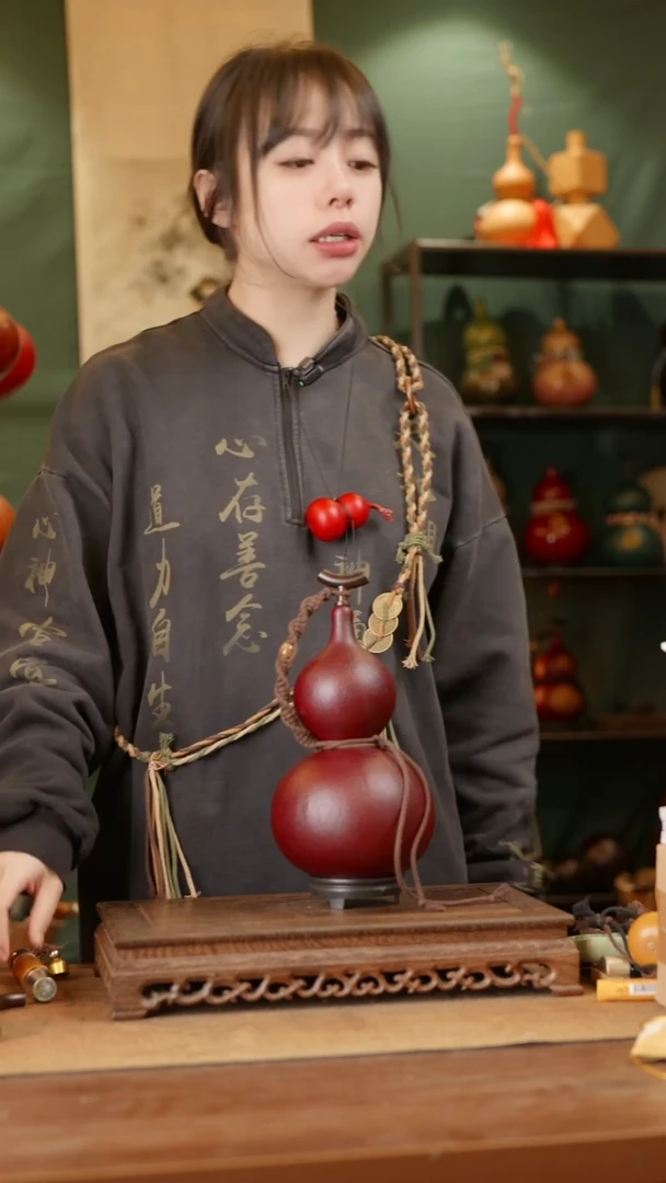 135号精品天然大漆酒葫芦一物一拍~