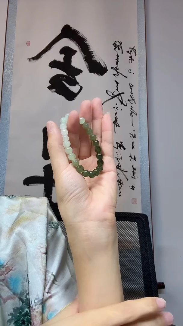 未镶嵌手串和田玉渐变色卡8