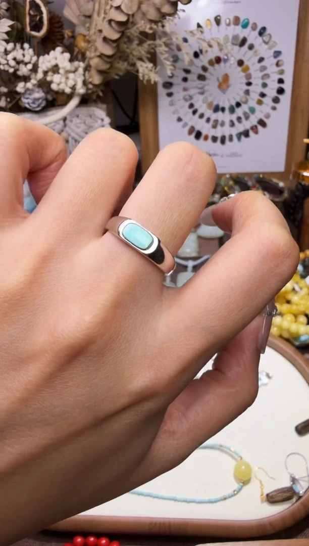 水晶摆件未镶嵌戒指