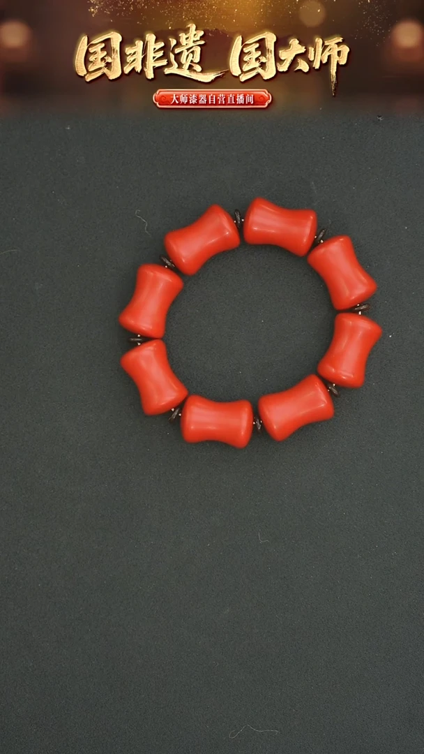 非遗技艺 精美鼓珠手串