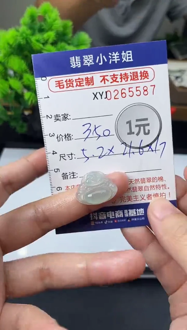 未镶嵌定制翡翠毛货商品 不退换/ 5587