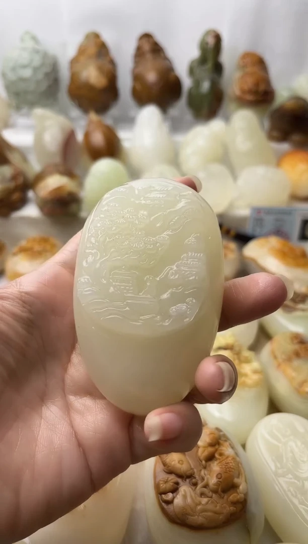 石材方解石棉纹正常不退换山水