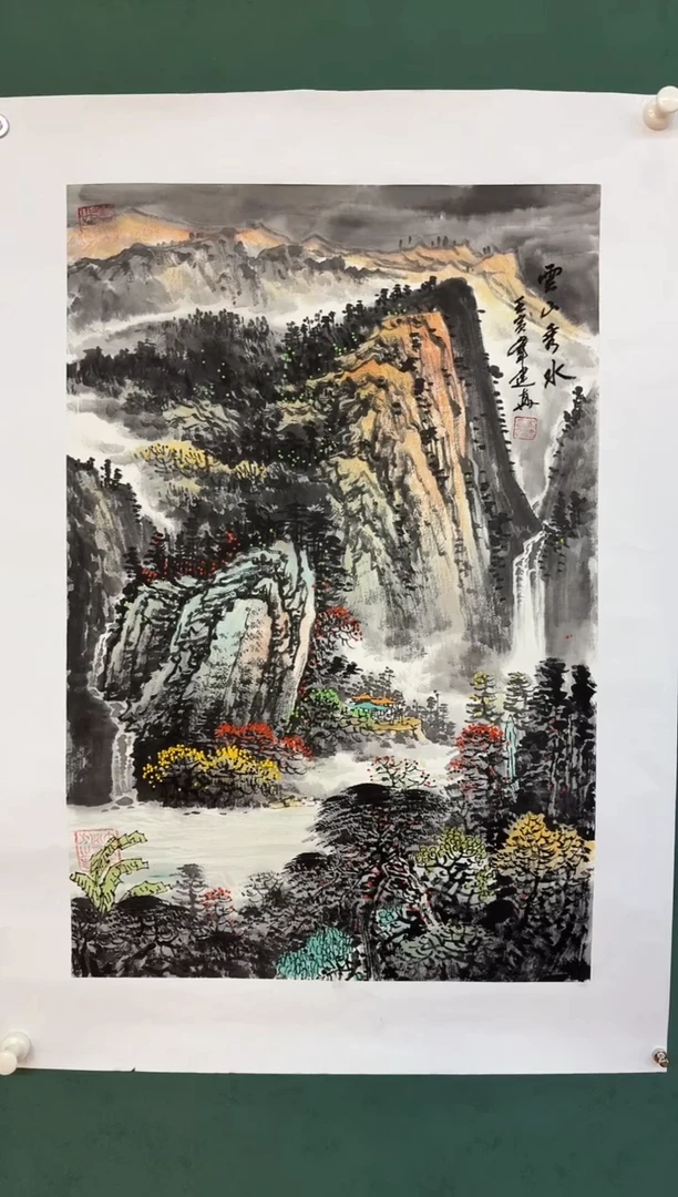 国画周建真老师绘画作品28-36