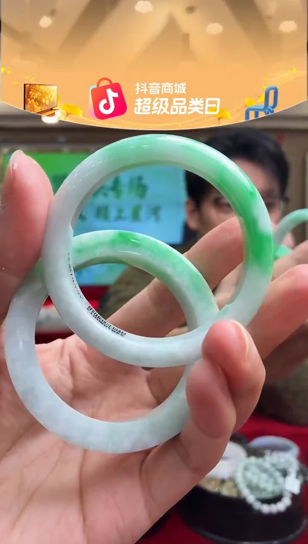 未镶嵌手镯定制翡翠天然缅甸翡翠手镯-多样性发一圈口54-60