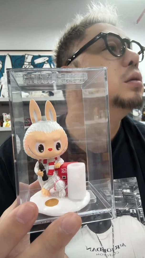 拉嘎布可乐小冰箱一个带展示盒