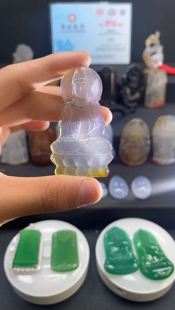 未镶嵌颈饰玛瑙/玉髓天然珠宝 一物一证