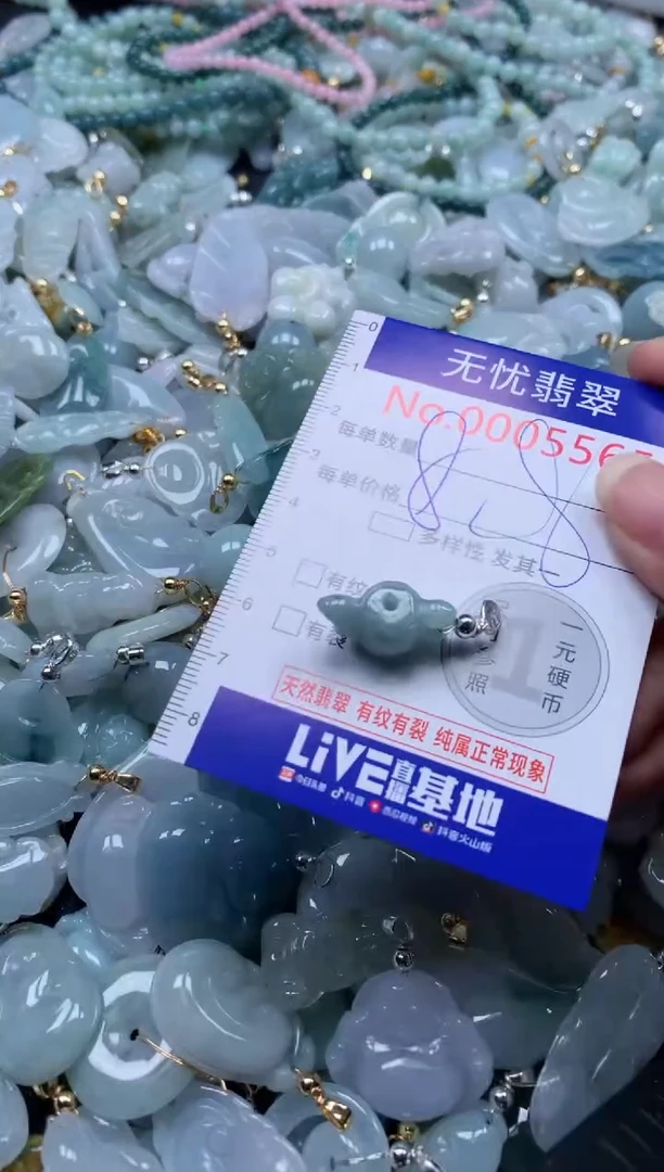 翡翠未镶嵌吊坠(不含链)5565