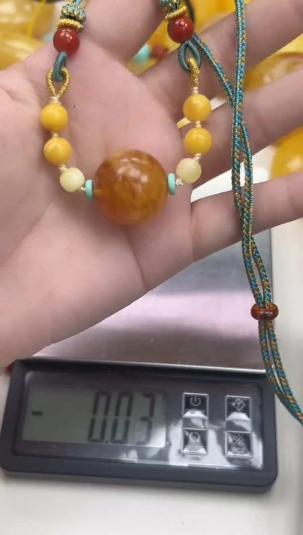 裸石琥珀未镶嵌天然琥珀蜜蜡吊坠