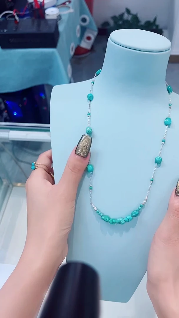 未镶嵌绿松石项链发货一件