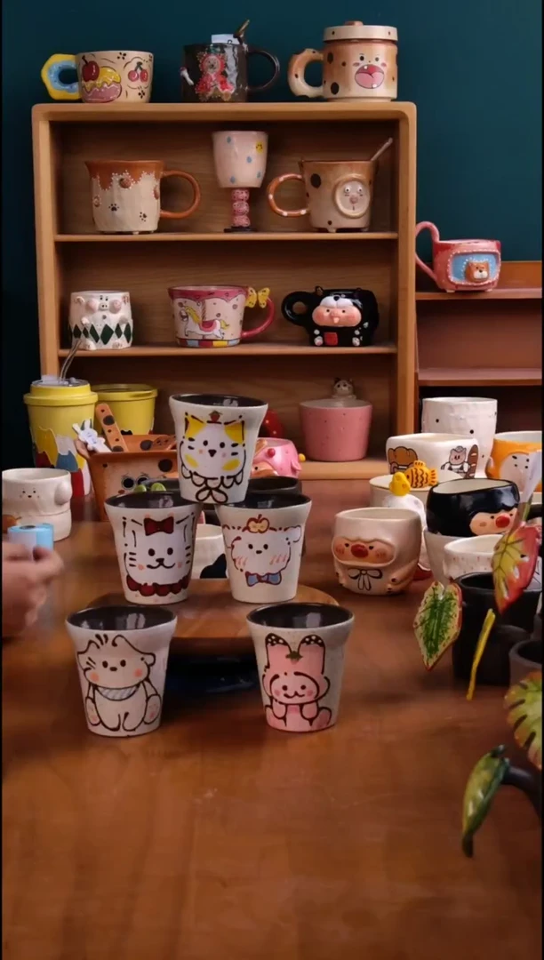 摆件陶景德镇原创手工陶瓷