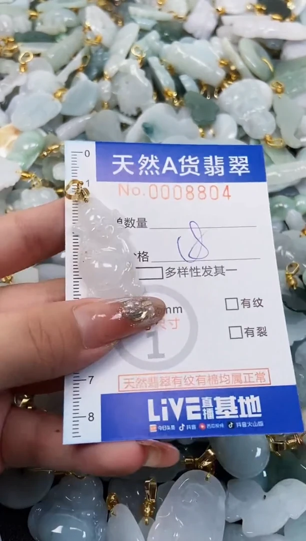 翡翠未镶嵌颈饰天然A货翡翠
