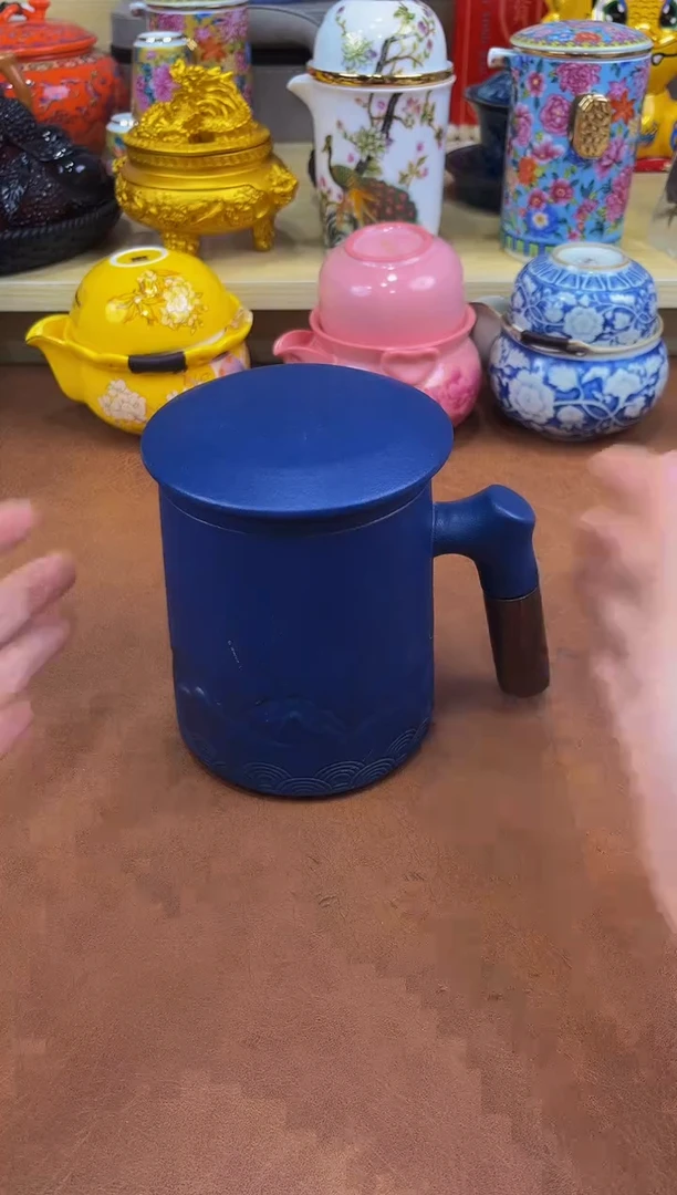 陶瓷茶具摆件旅行套组