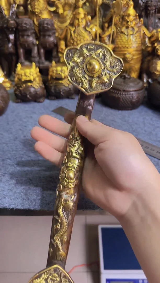 老黄黄铜摆件装饰品
