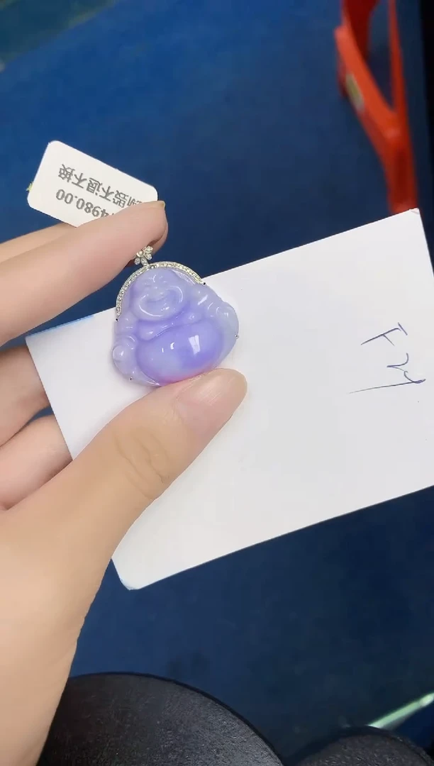 翡翠18K金镶嵌颈饰000000000