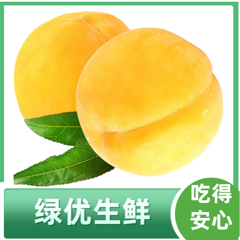 新鲜黄金蜜油桃约1000g桃子同城送山东省