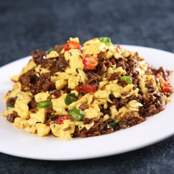 L-外婆菜炒土鸡蛋一份