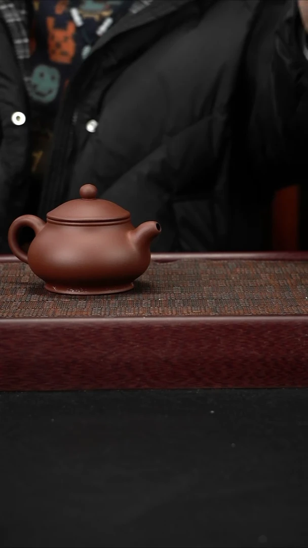 茶壶紫砂zxm底槽青潘壶200cc