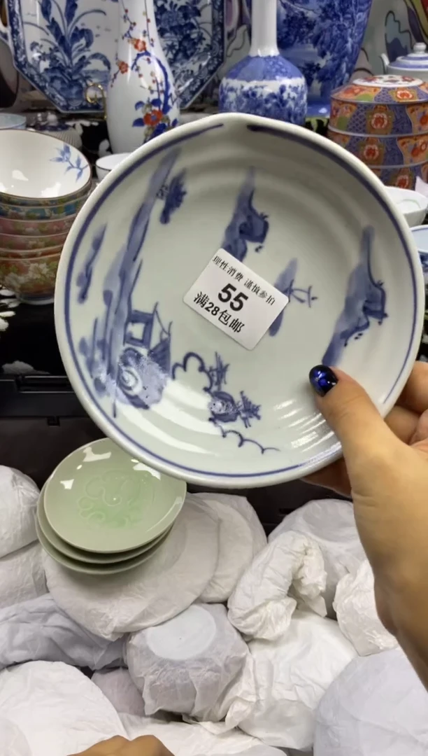 瓷片莫****∩瓷色工艺品品品品055