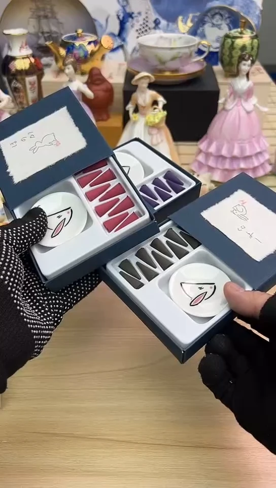 1盒中古回流瓷器，谨慎参拍！