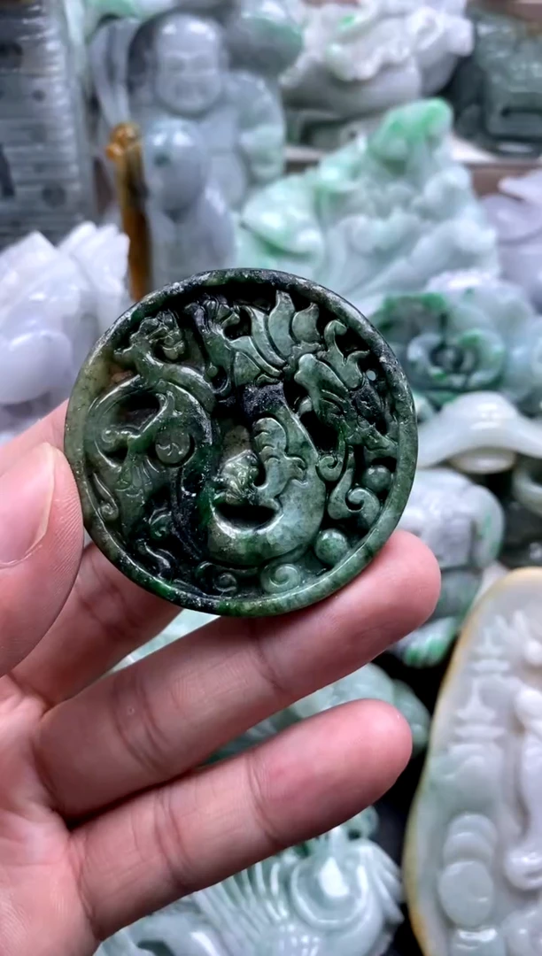 吊坠(不含链)未镶嵌翡翠1