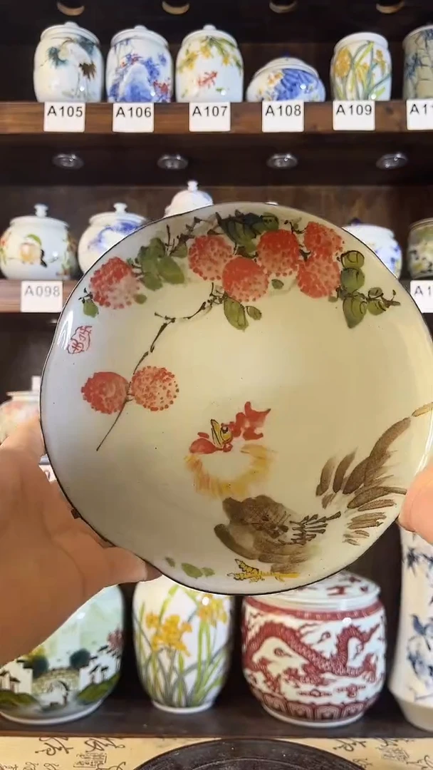 迎君陶瓷纯手工手绘13