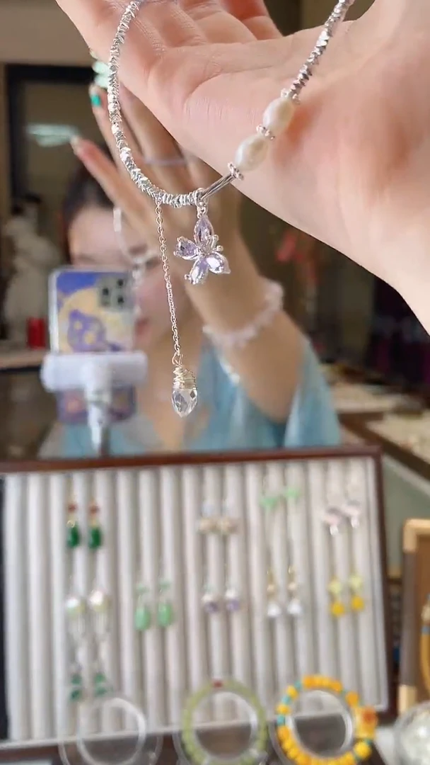 无纯铜锡合金铜合金拒****?紫色项链