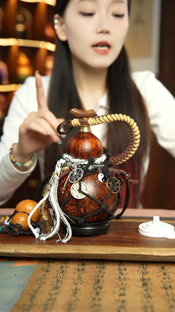 004号精品大漆酒葫芦防腐防渗装水茶酒